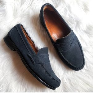Allen Edmond Cavanaugh Loafer in Navy Suede